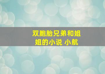 双胞胎兄弟和姐姐的小说 小航